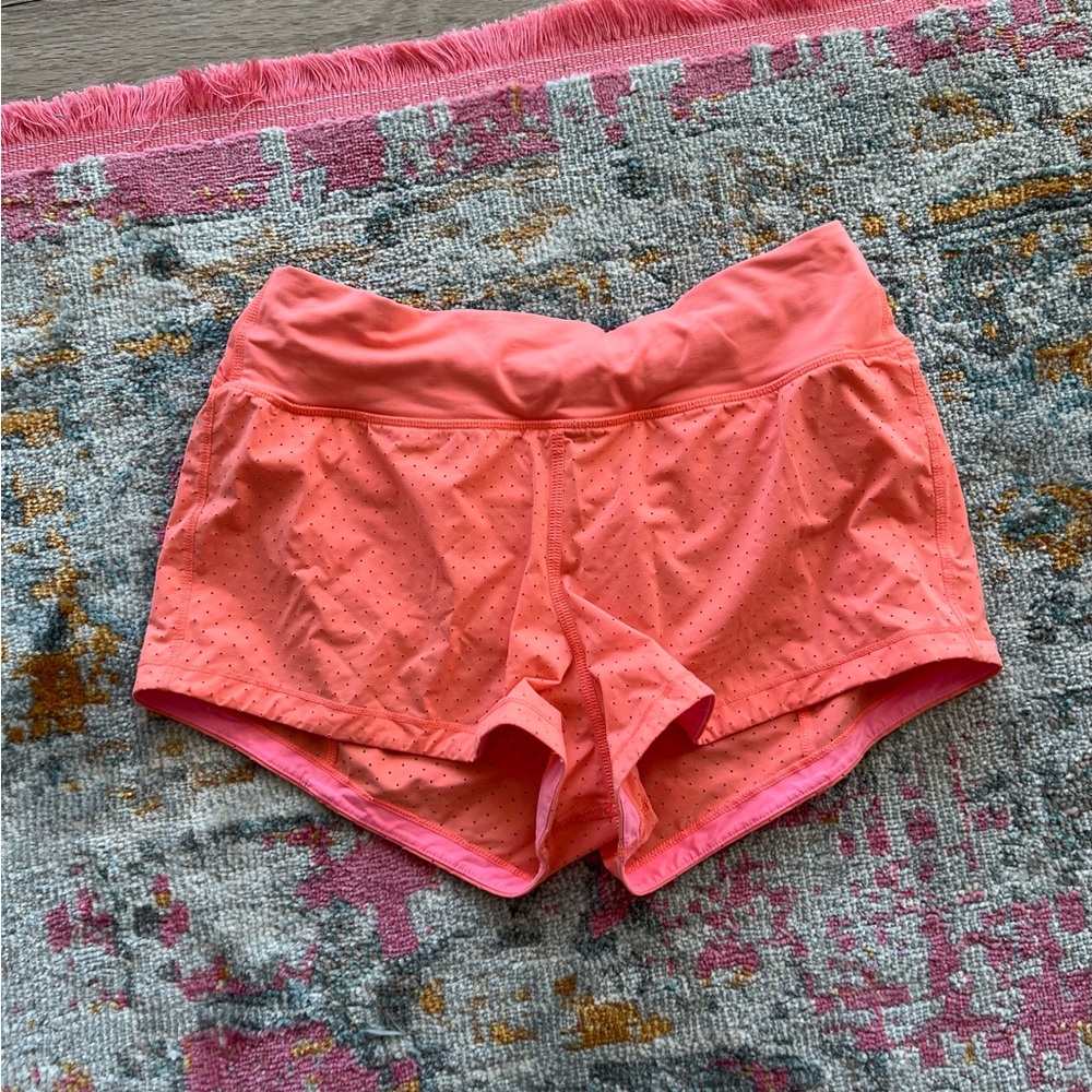 lululemon athletica Coral Athletic Shorts